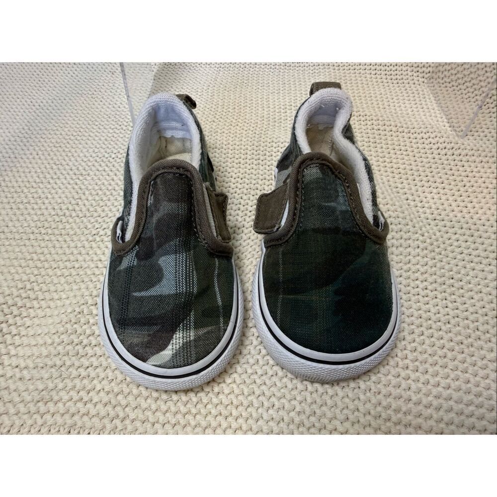 VANS - Slip on Sneaker - Faded Camo - Toddler 5C